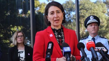 NSW Premier Gladys Berejiklian said the government was considering a roster system to guide students' return to school in week three of term two.