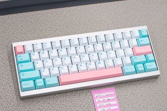 The keyboards come in a range of styles and colours.