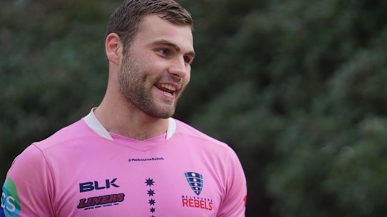Melbourne Rebels flanker Josh Kemeny.