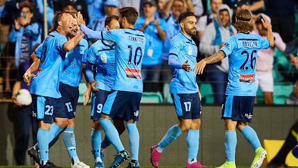 Eyes on the final prize: Sydney FC have won the premiership, but want to make sure they win the grand final as well.