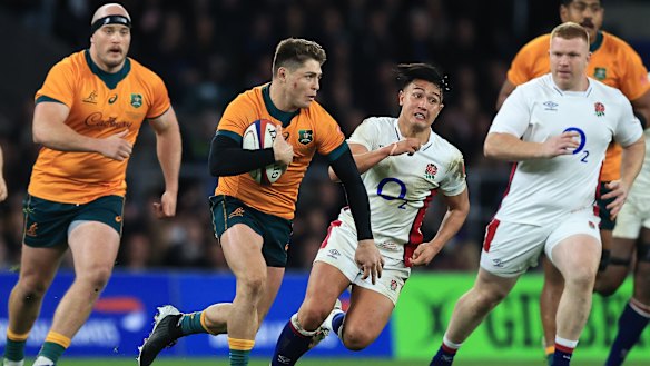 James O’Connor was composed and kicked all of Australia’s points against England but the Wallabies failed to score a try. 