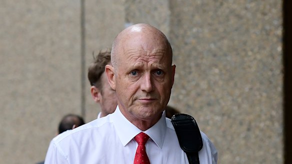 Former senator David Leyonhjelm outside court last year.