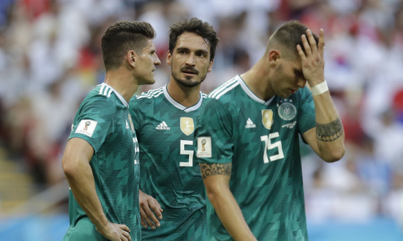 Germany's early exit from the tournament is also a bit setback for its team sponsor, Adidas.