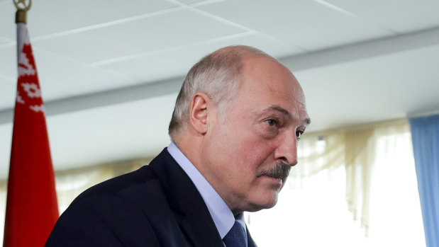 Under pressure after a disputed election: Belarusian leader Alexander Lukashenko.