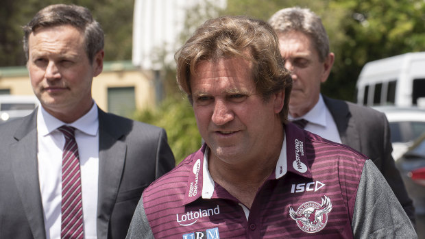 Heroic return: Des Hasler has been installed as the new boss but it's in dispute whether he can take the role.