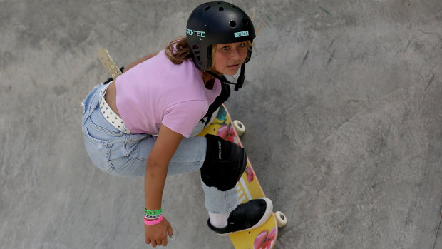 At 13, Sky Brown is the youngest British Olympian.  