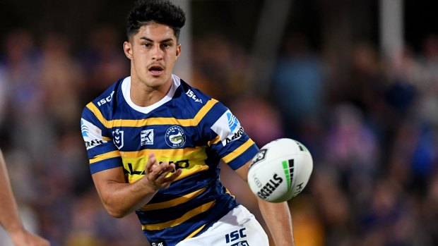 Sidelined: Parramatta playmaker Dylan Brown will return from injury against Canberra.