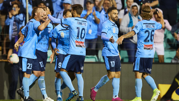 Eyes on the final prize: Sydney FC have won the premiership, but want to make sure they win the grand final as well.