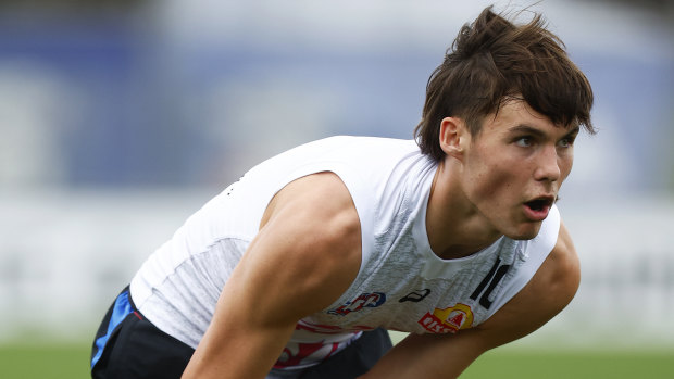 Western Bulldogs father-son selection Sam Darcy.