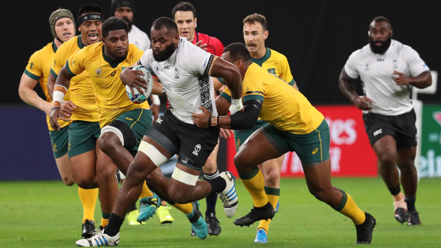 Tactical missteps? The Wallabies defended their choice to run the ball against Fiji in game one.