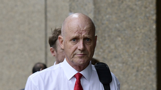 Former senator David Leyonhjelm outside court last year.