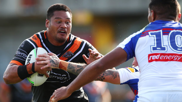 At his best, Joey Leilua gives Wests Tigers real X-factor.