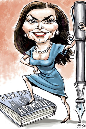 News Corp supremo Siobhan McKenna. Illustration: Joe Benke