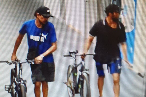 Police are hoping to speak to these two men, who they believe may be able to help with their inquiries. 