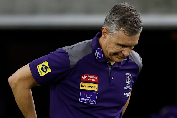 Justin Longmuir’s Dockers were thoroughly outplayed from the outset.