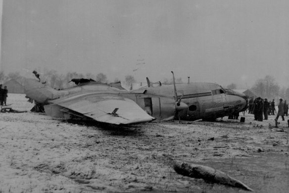 The plane crash in 1958 which killed eight Manchester United players, and other officials and journalists.