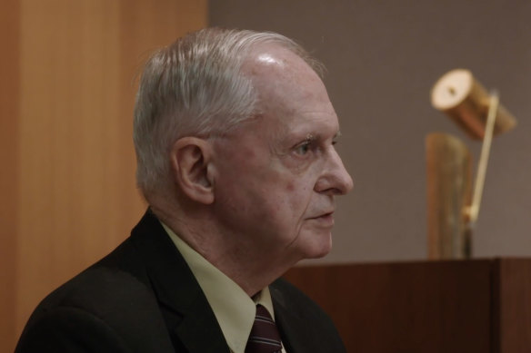 Father Vincent Ryan in the dock during his 2019 trial.
