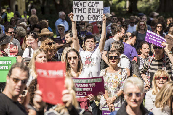 A bill to decriminalise abortion in NSW has seen heated debate and protests.