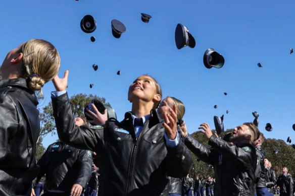 Mia Lay at her attestation ceremony in 2025. 