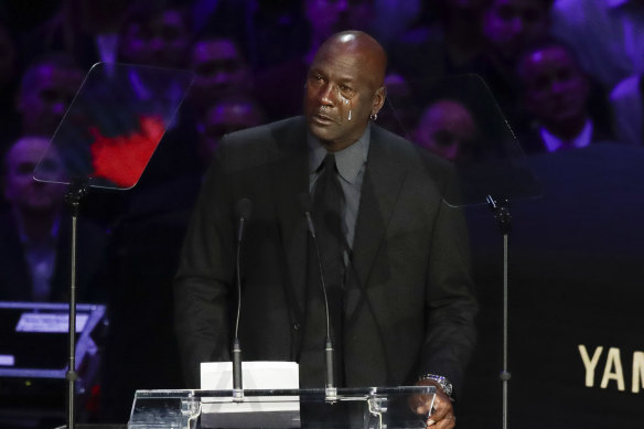 Michael Jordan pays tribute to his friend Kobe Bryant.