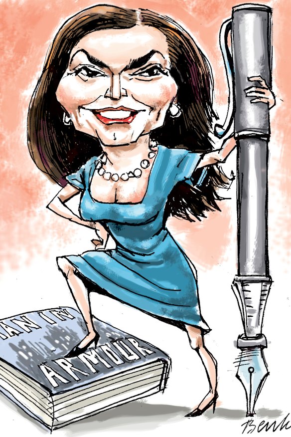 News Corp supremo Siobhan McKenna. Illustration: Joe Benke 