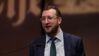 Publisher, founder and chairman Dovid Efune speaks as The New York Sun is relaunched in 2022, after 14 years. 