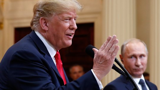 Trump doubles down on his preference for Putin over the 'witch-hunt'