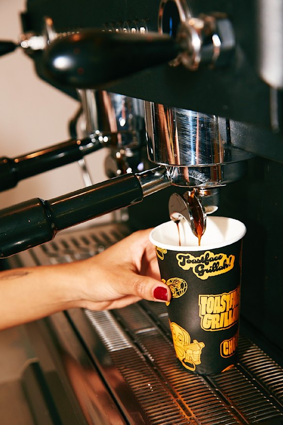 Coffee to go.