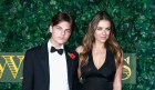 Elizabeth Hurley and son Damian.