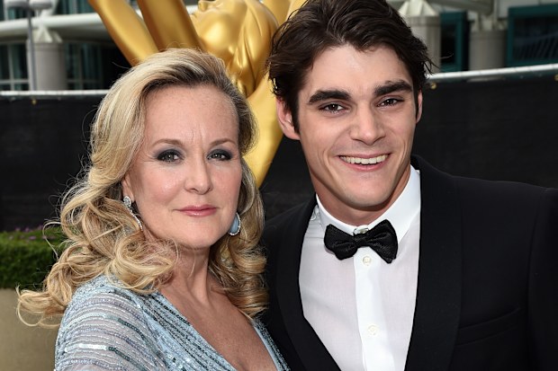 Actor RJ Mitte and Dyna Mitte