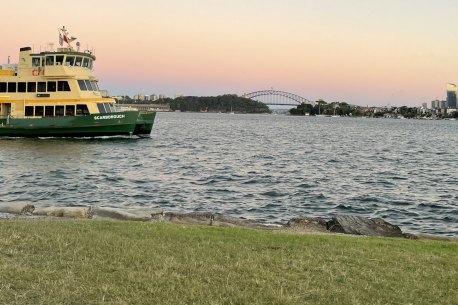 You get front-row views of the harbour at the local park.