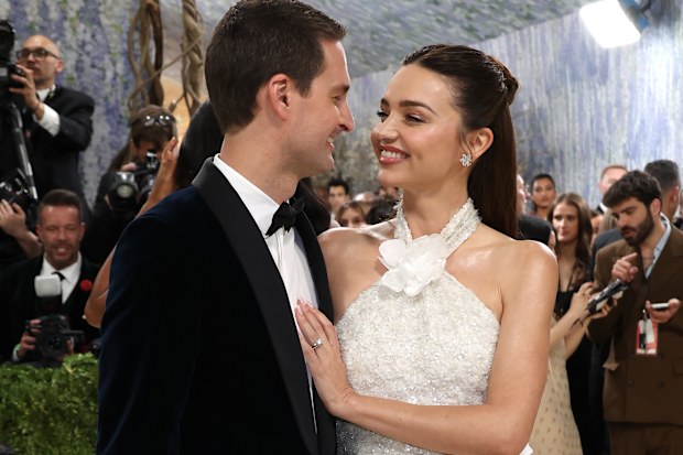Evan Spiegel y Miranda Kerr Met Gala 2026