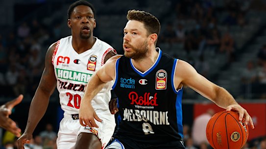 Melbourne United’s Matthew Dellavedova.