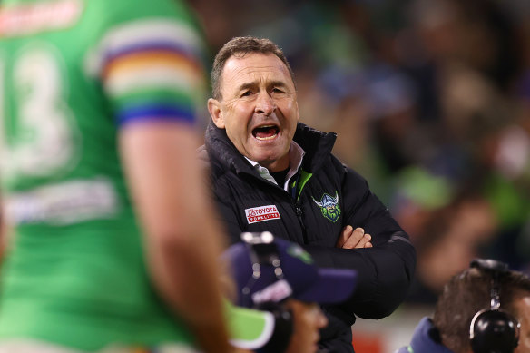 Ricky Stuart says he is trying to become more mellow - not that you’d know it.