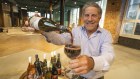 Restaurateur Eddie Muto inside the under-construction Melbourne Winery, at 247 Flinders Lane. 