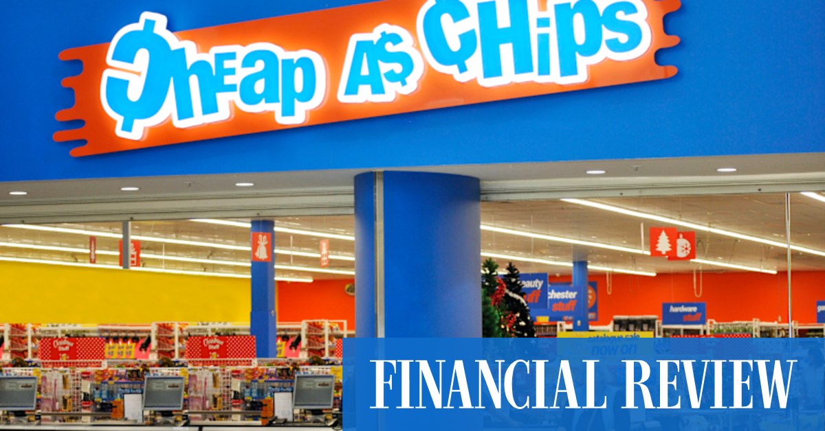 afr.com - Simon Evans - Discount retailer Cheap as Chips to be sold as collapse looms