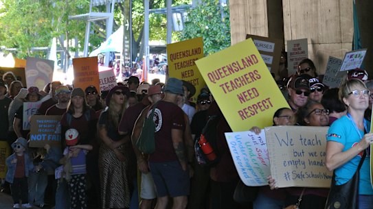 Queensland state school teachers are preparing for a second 24-hour strike.