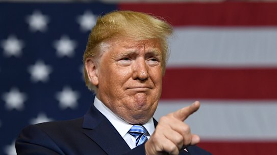 I've got this: US President Donald Trump told reporters he thinks the trade war will be short.