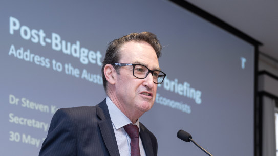 Treasury secretary Steven Kennedy speech at the Australian Business Economist lunch on Thursday.