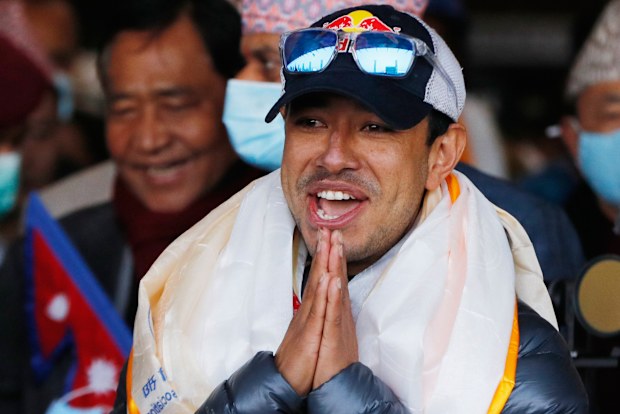 Nirmal Purja, one of the team members of the all-Nepalese mountaineering team, that became the first to scale K2 in winter.