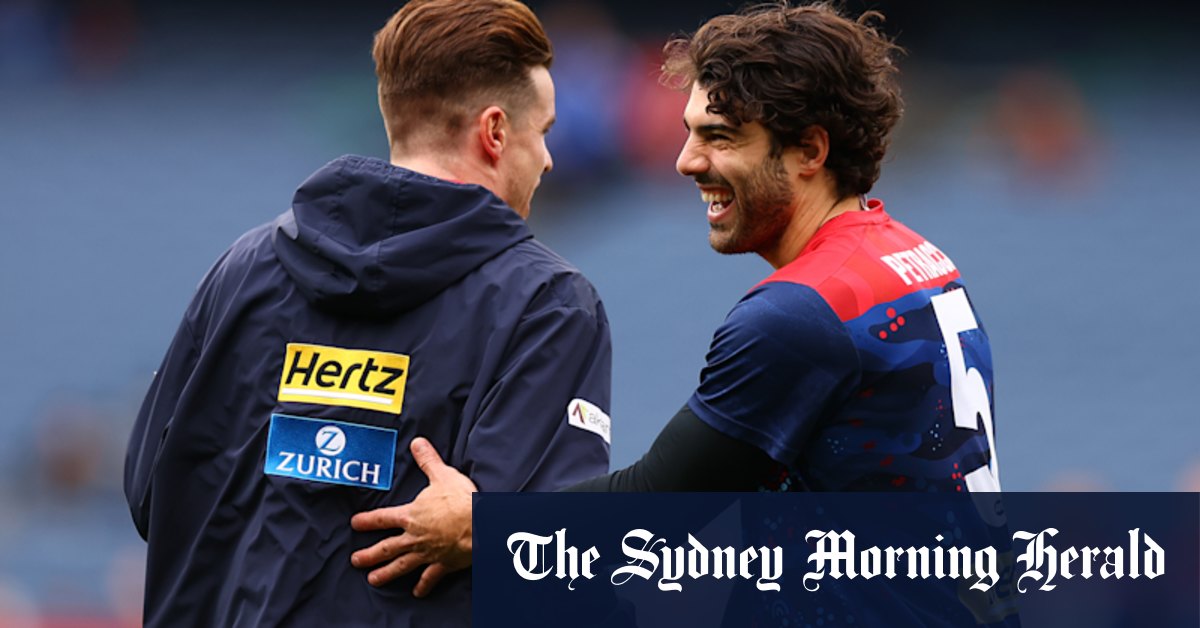 AFL 2025: Melbourne Demons coach Simon Goodwin brushes off talk of trading away 2021 premiership star Bayley Fritsch