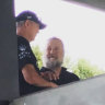 Maximus and Benny: Russell Crowe rides into Redfern to support Bunnies