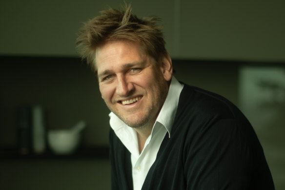 Celebrity chef Curtis Stone will be based in Melbourne for the next three months.