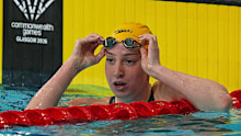 Mollie O’Callaghan in Glasgow.