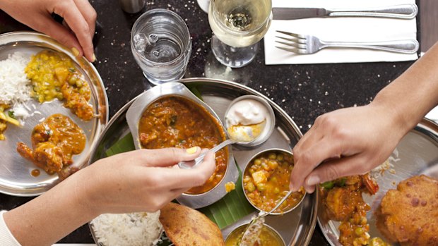 Aromatic white wines such as off-dry riesling can hold their own with curry.