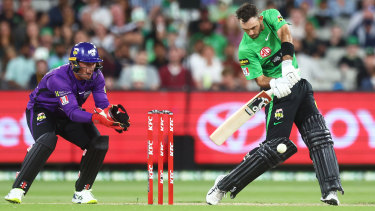 Maxwell dominated a depleted Hurricanes attack that simply had no answers.