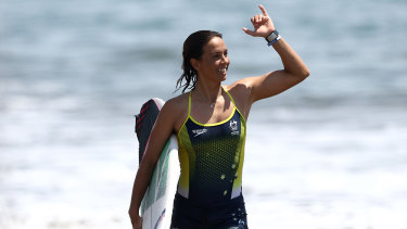 Sally Fitzgibbon is about to start her quest for surfing gold.