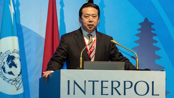 Reported missing: Interpol president Meng Hongwei.