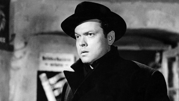 Orson Welles as Harry Lime in The Third Man, the classic film noir that was shot in Vienna.