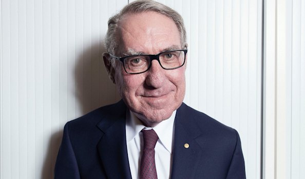 David Gonski at his Sydney office last week.